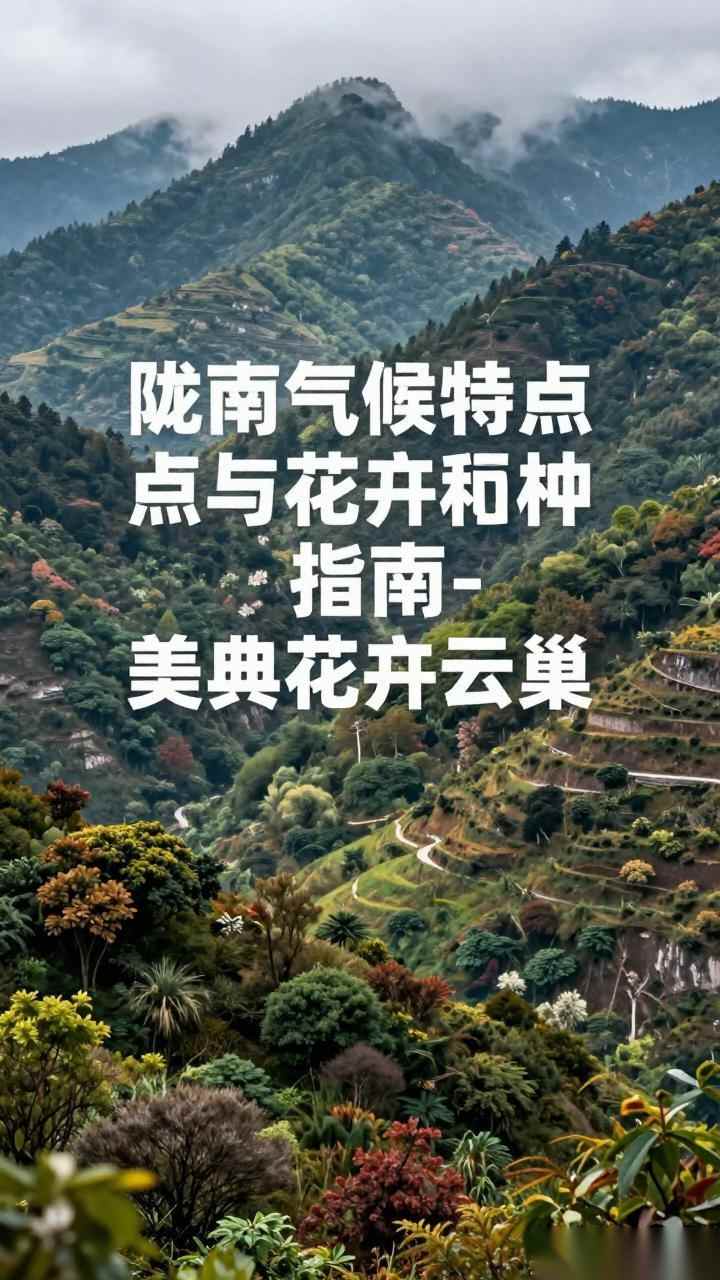 陇南气候特点与花卉种植指南-美典花卉云巢