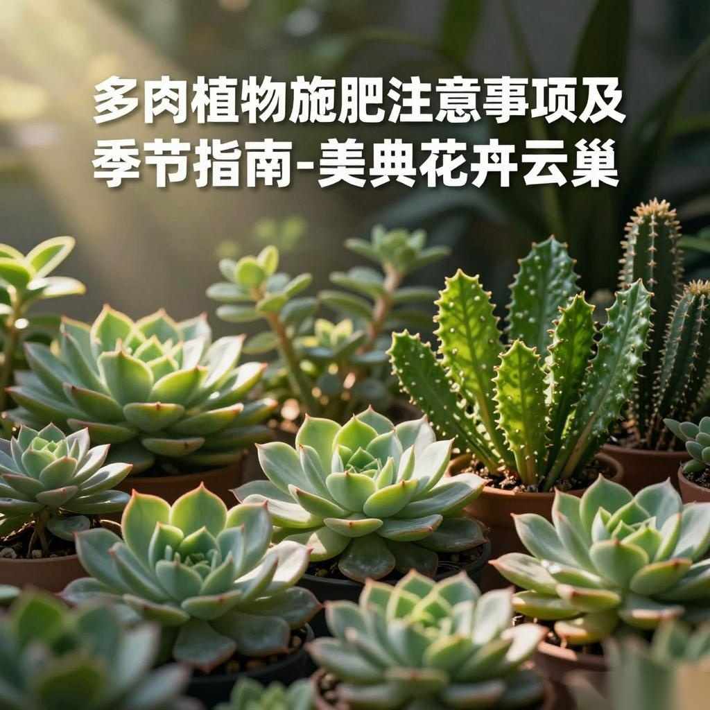多肉植物施肥注意事项及季节指南-美典花卉云巢