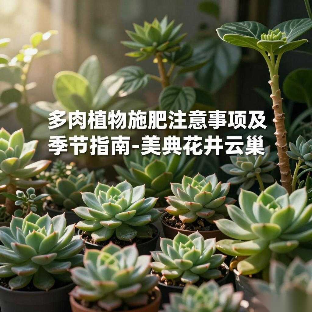 多肉植物施肥注意事项及季节指南-美典花卉云巢