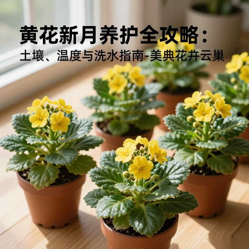 黄花新月养护全攻略:土壤、温度与浇水指南-美典花卉云巢