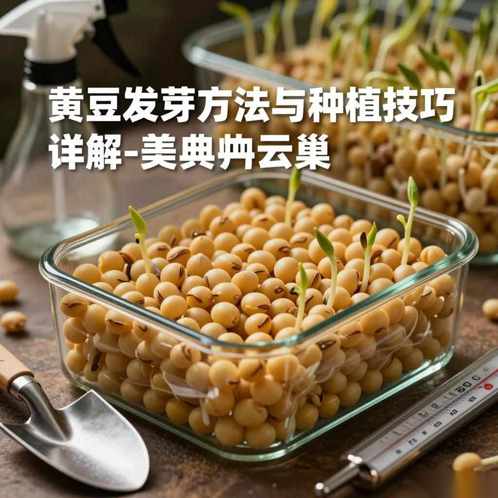 黄豆发芽方法与种植技巧详解-美典花卉云巢