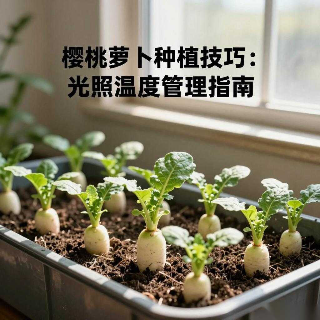樱桃萝卜种植技巧：光照温度管理指南-美典花卉云巢