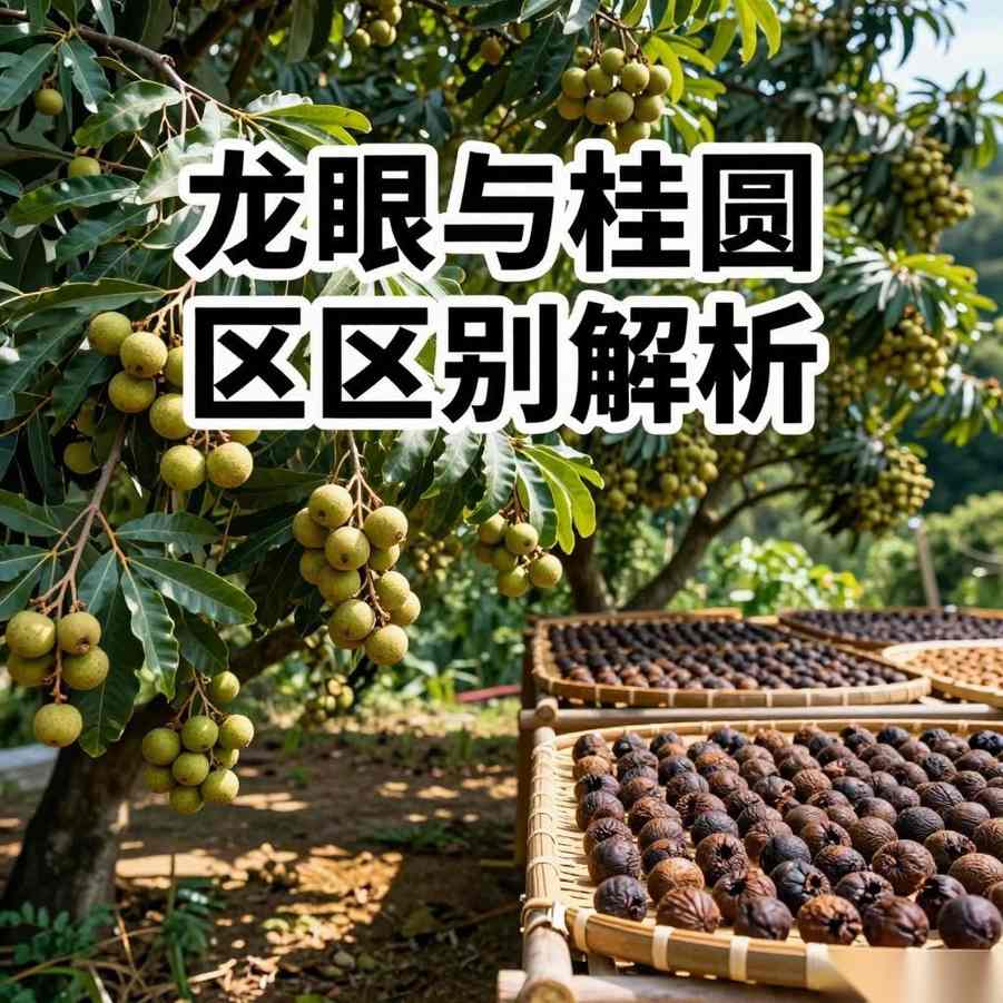 龙眼与桂圆的区别解析-美典花卉云巢