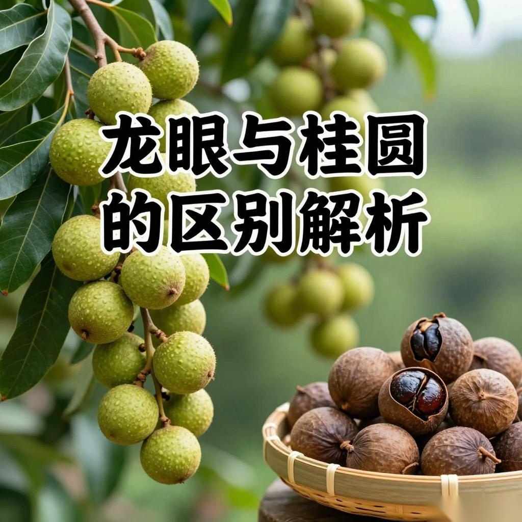 龙眼与桂圆的区别解析-美典花卉云巢
