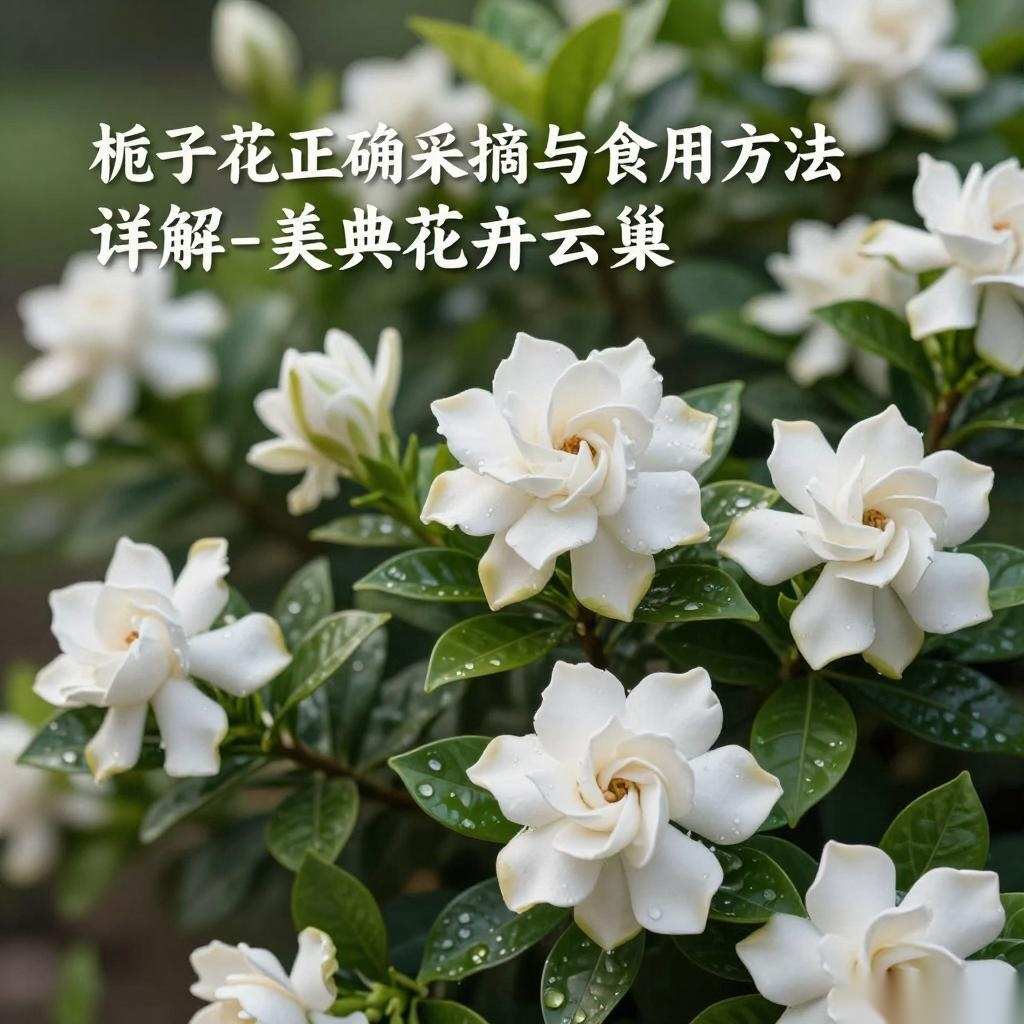 栀子花正确采摘与食用方法详解-美典花卉云巢
