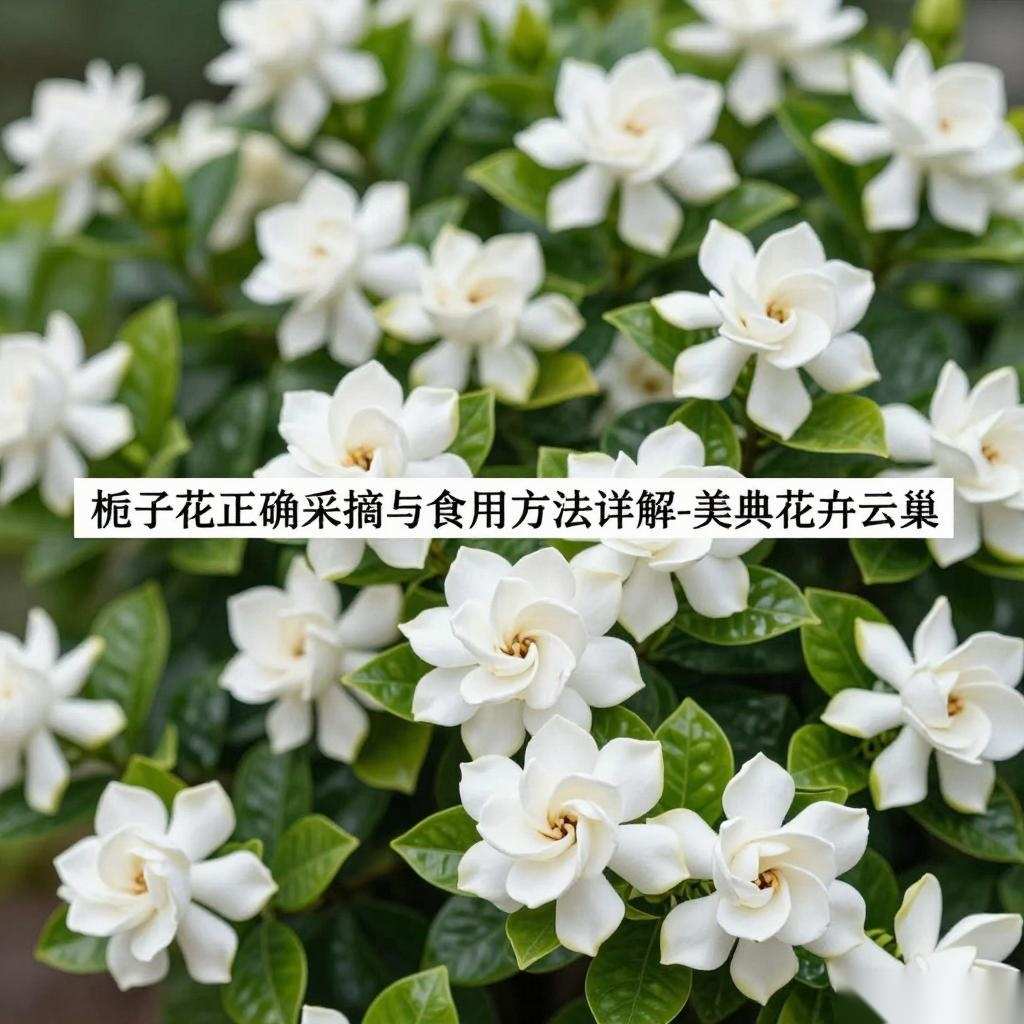 栀子花正确采摘与食用方法详解-美典花卉云巢