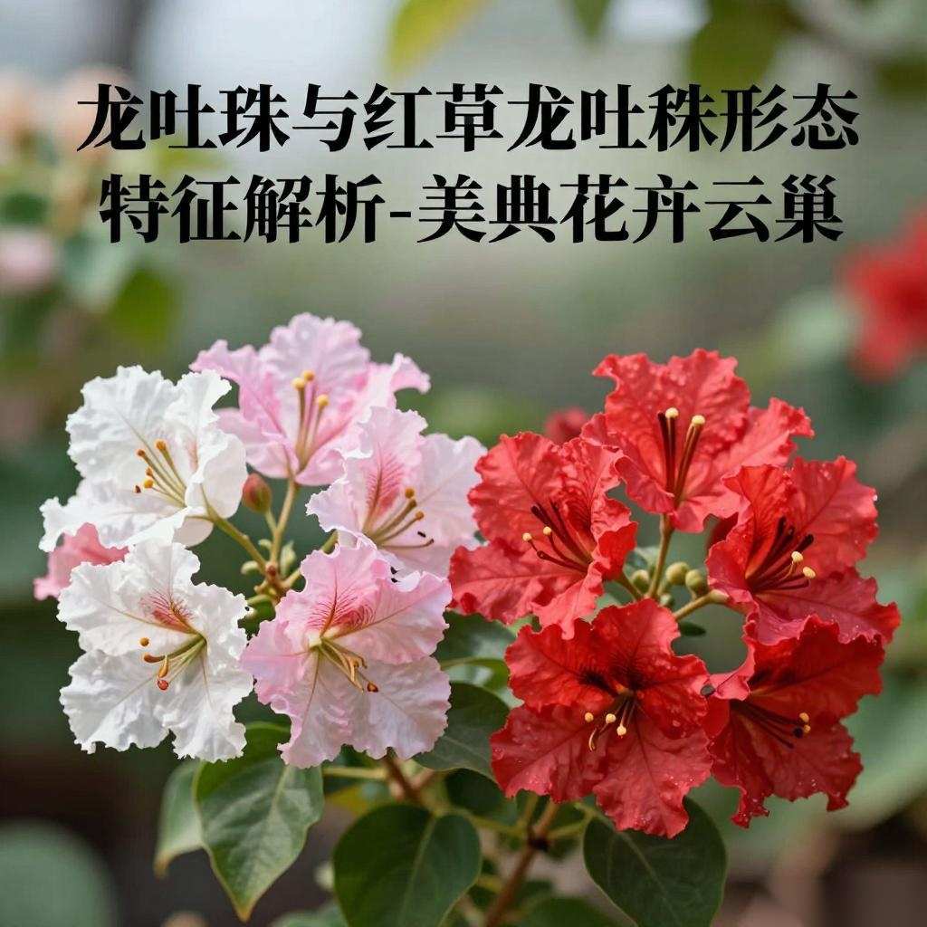 龙吐珠与红萼龙吐珠形态特征解析-美典花卉云巢