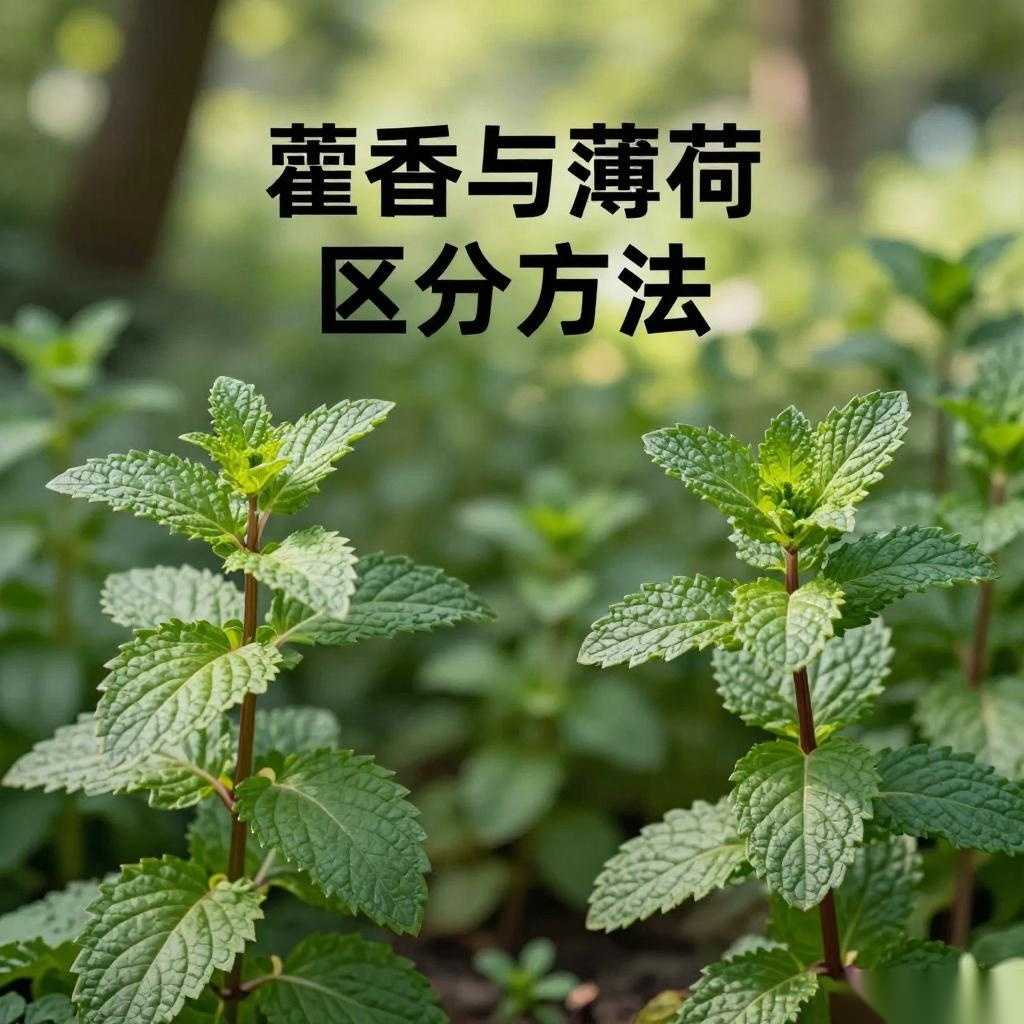 藿香与薄荷区分方法，叶子花型对比-美典花卉云巢