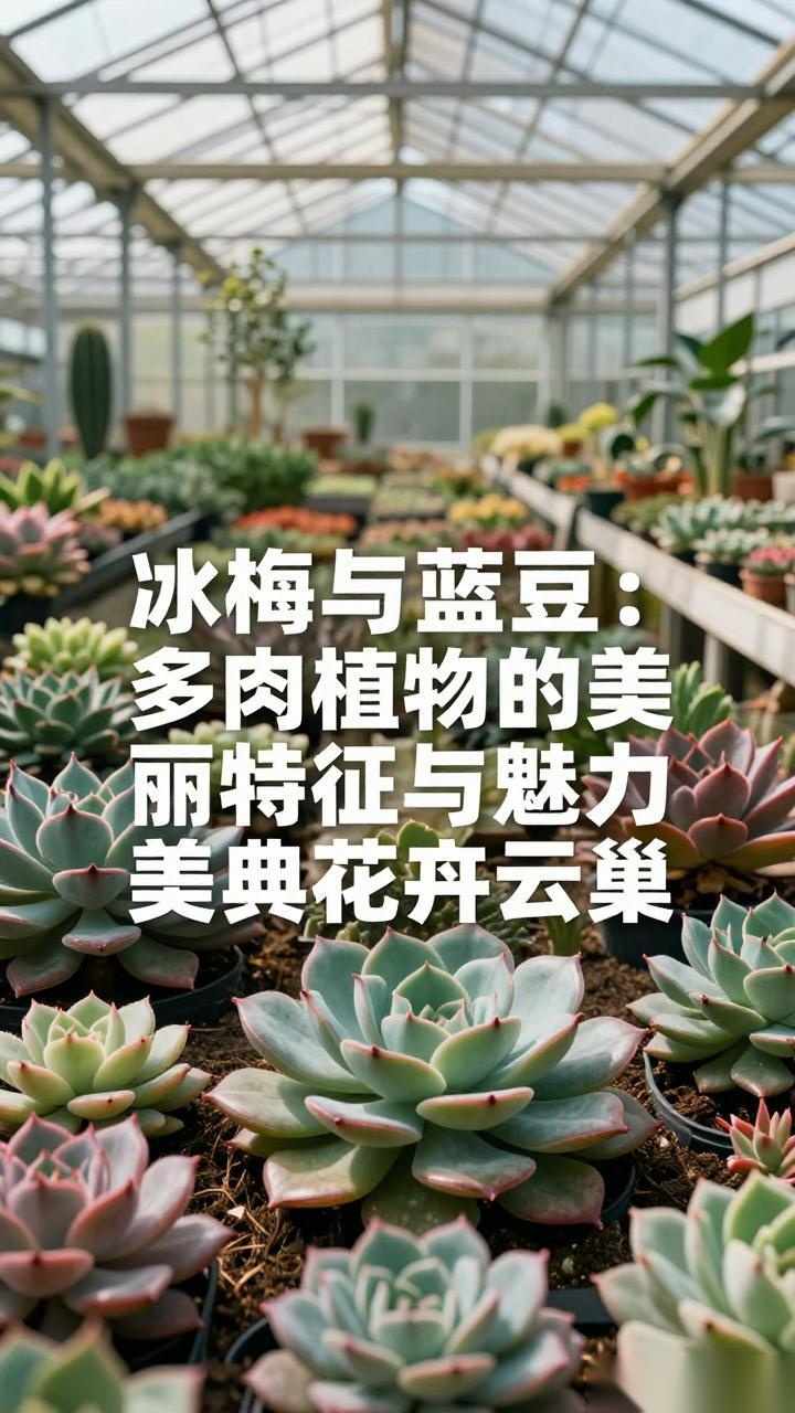 冰梅与蓝豆：多肉植物的美丽特征与魅力-美典花卉云巢