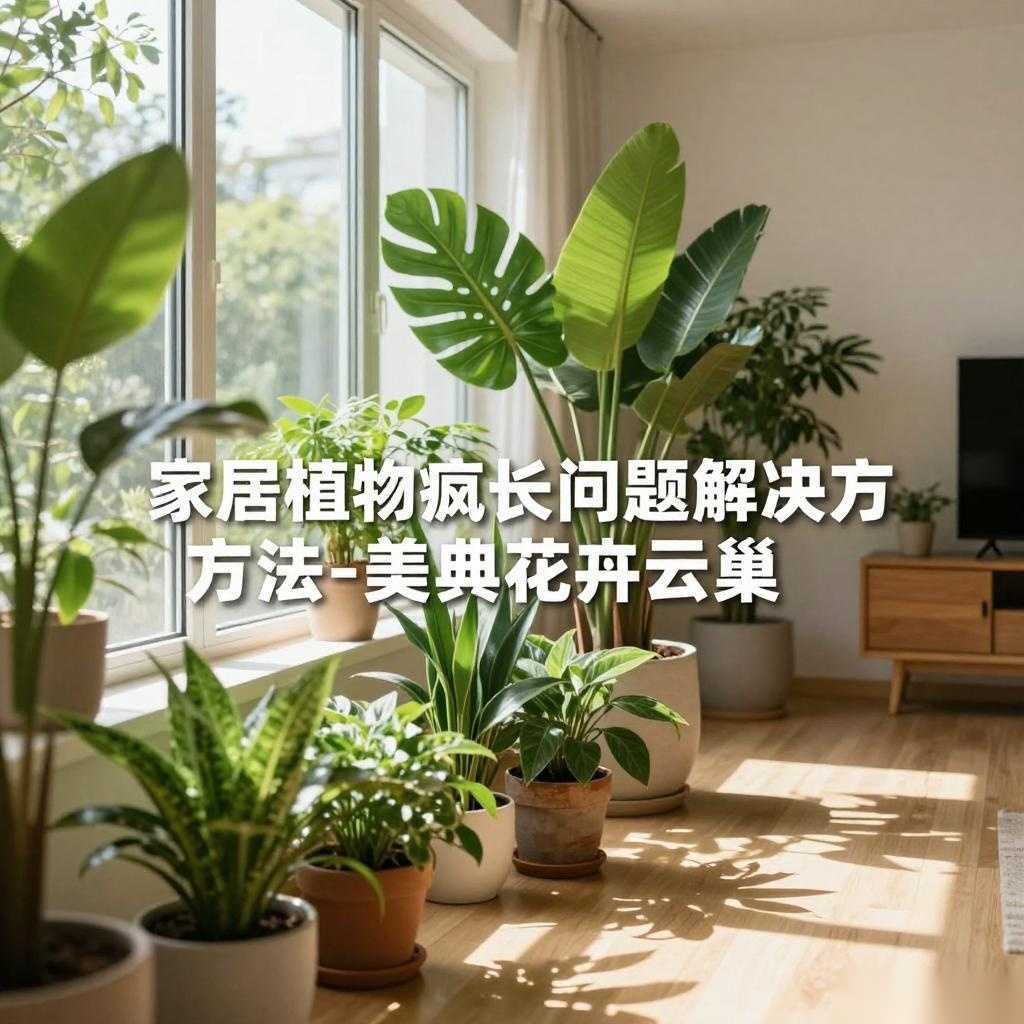 家居植物疯长问题解决方法-美典花卉云巢