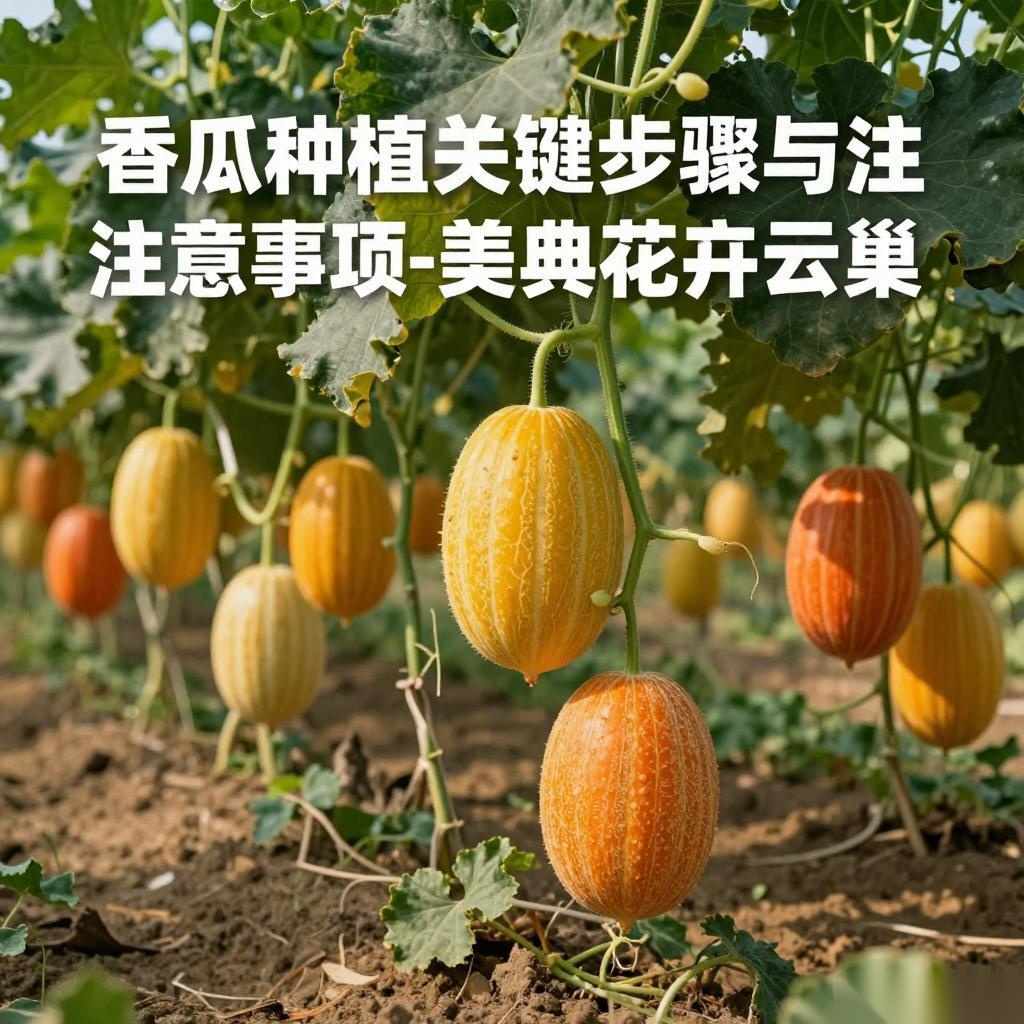 香瓜种植关键步骤与注意事项-美典花卉云巢