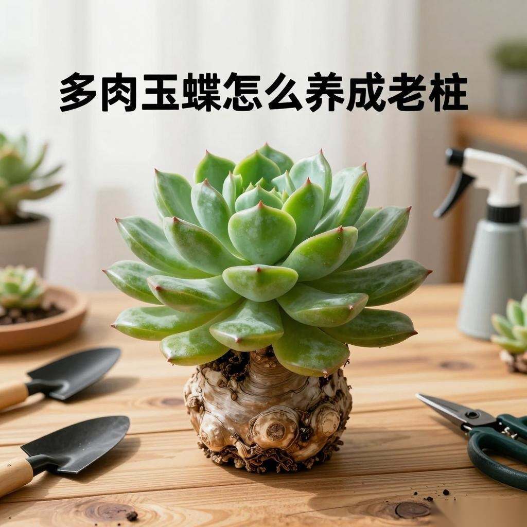 多肉玉蝶怎么养成老桩