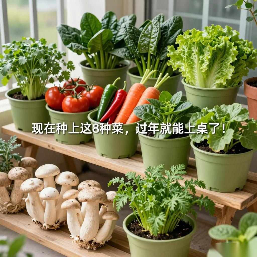 现在种上这8种菜，过年就能上桌了！
