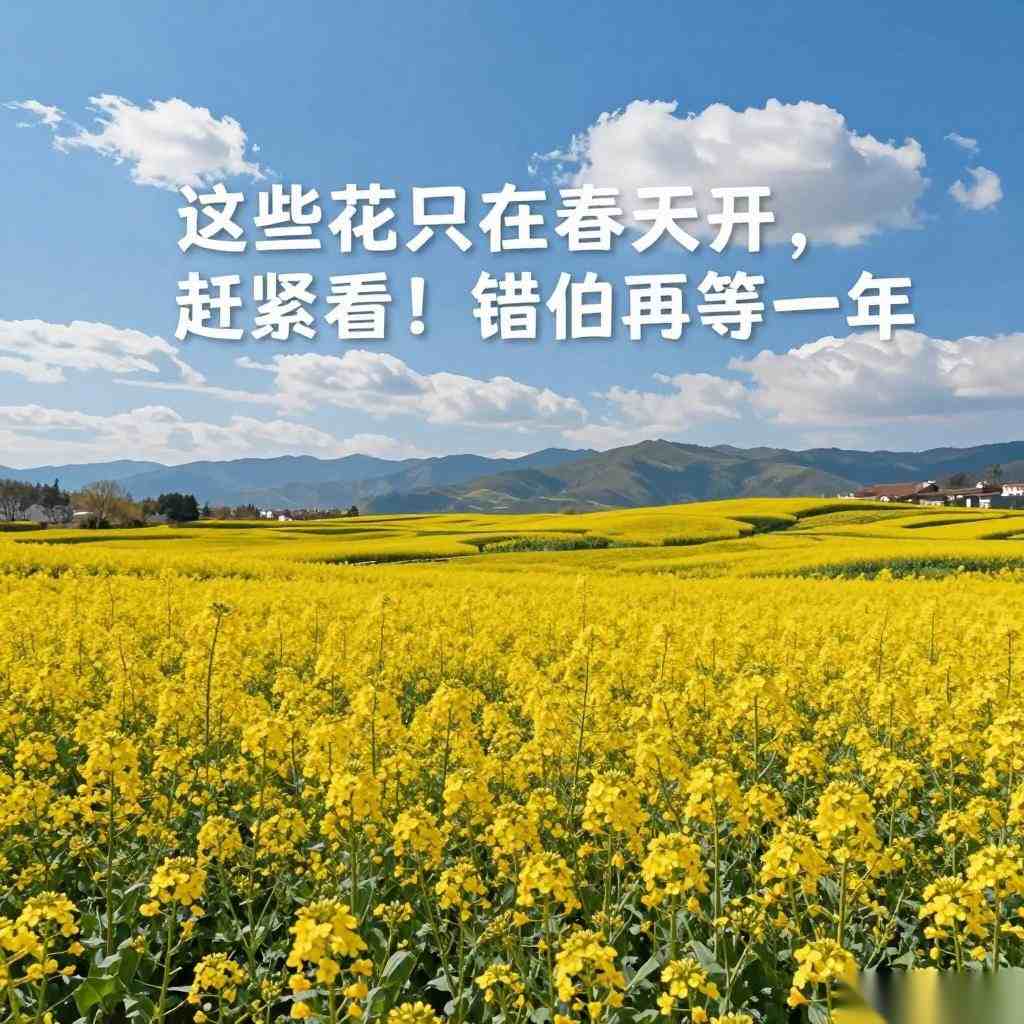 这些花只在春天开，赶紧看！错做再等一年
