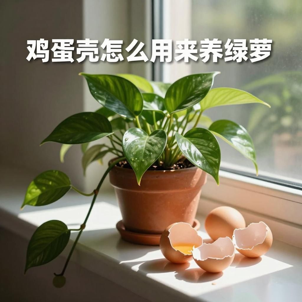 鸡蛋壳怎么用来养绿萝