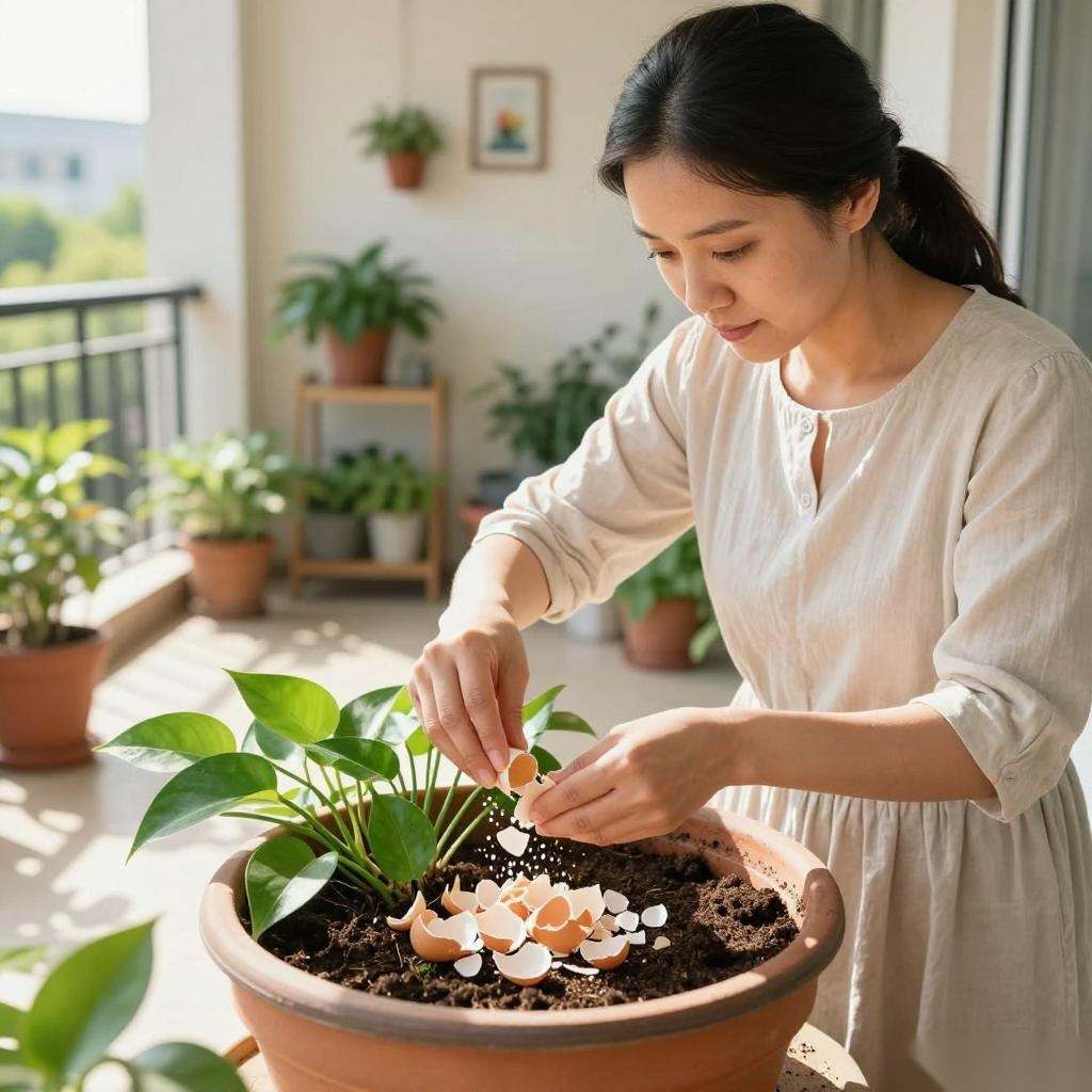 鸡蛋壳怎么用来养绿萝