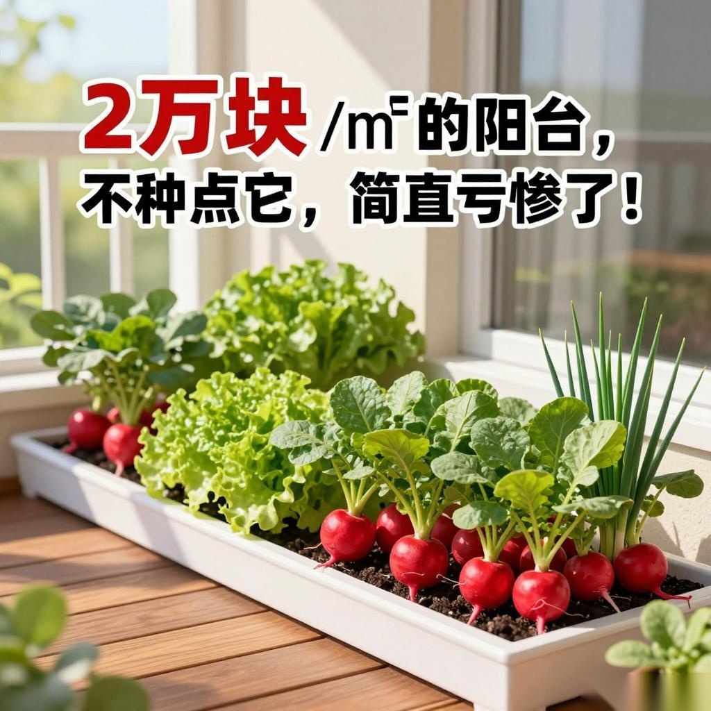 2万块/㎡的阳台,不种点它,简直亏惨了!