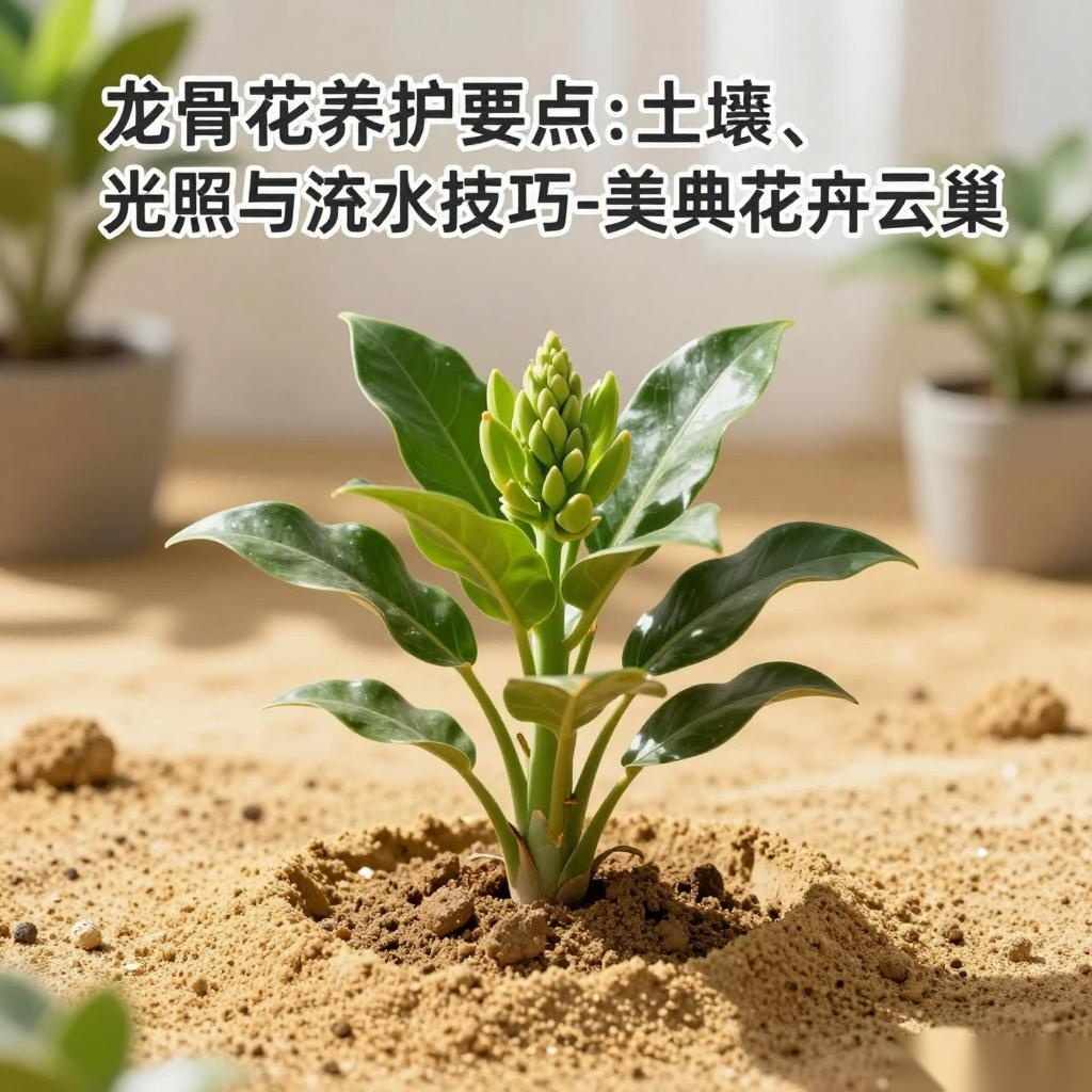 龙骨花养护要点：土壤、光照与浇水技巧-美典花卉云巢