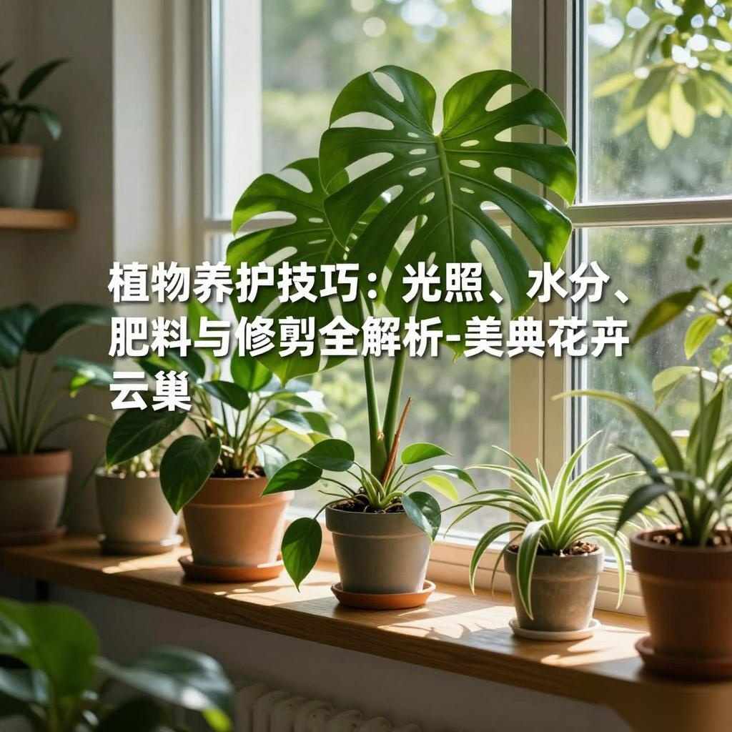 植物养护技巧：光照、水分、肥料与修剪全解析-美典花卉云巢