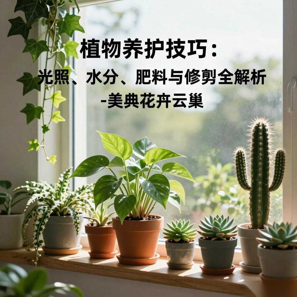 植物养护技巧:光照、水分、肥料与修剪全解析-美典花卉云巢