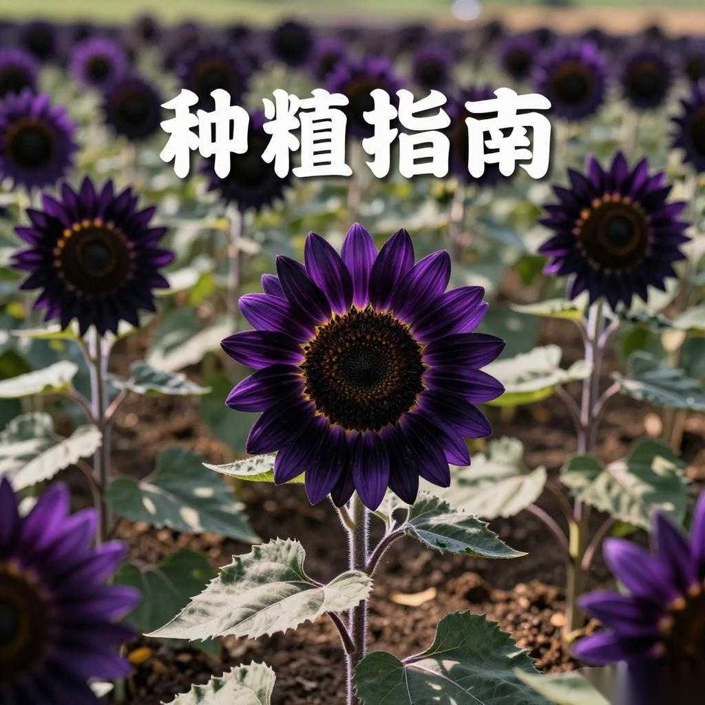 黑紫向日葵种植指南：土壤光照温度养护技巧-美典花卉云巢