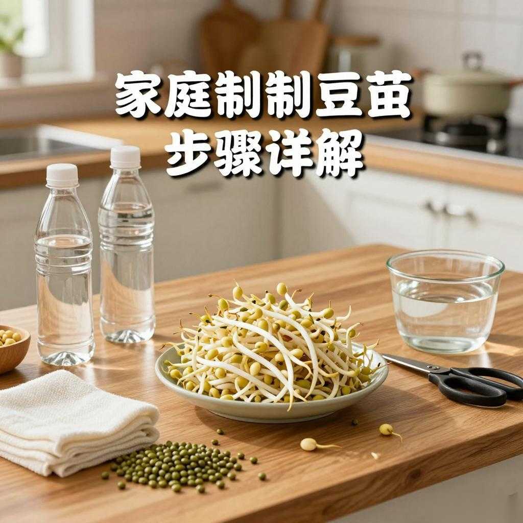 家庭自制豆芽步骤详解:轻松发芽方法-美典花卉云巢