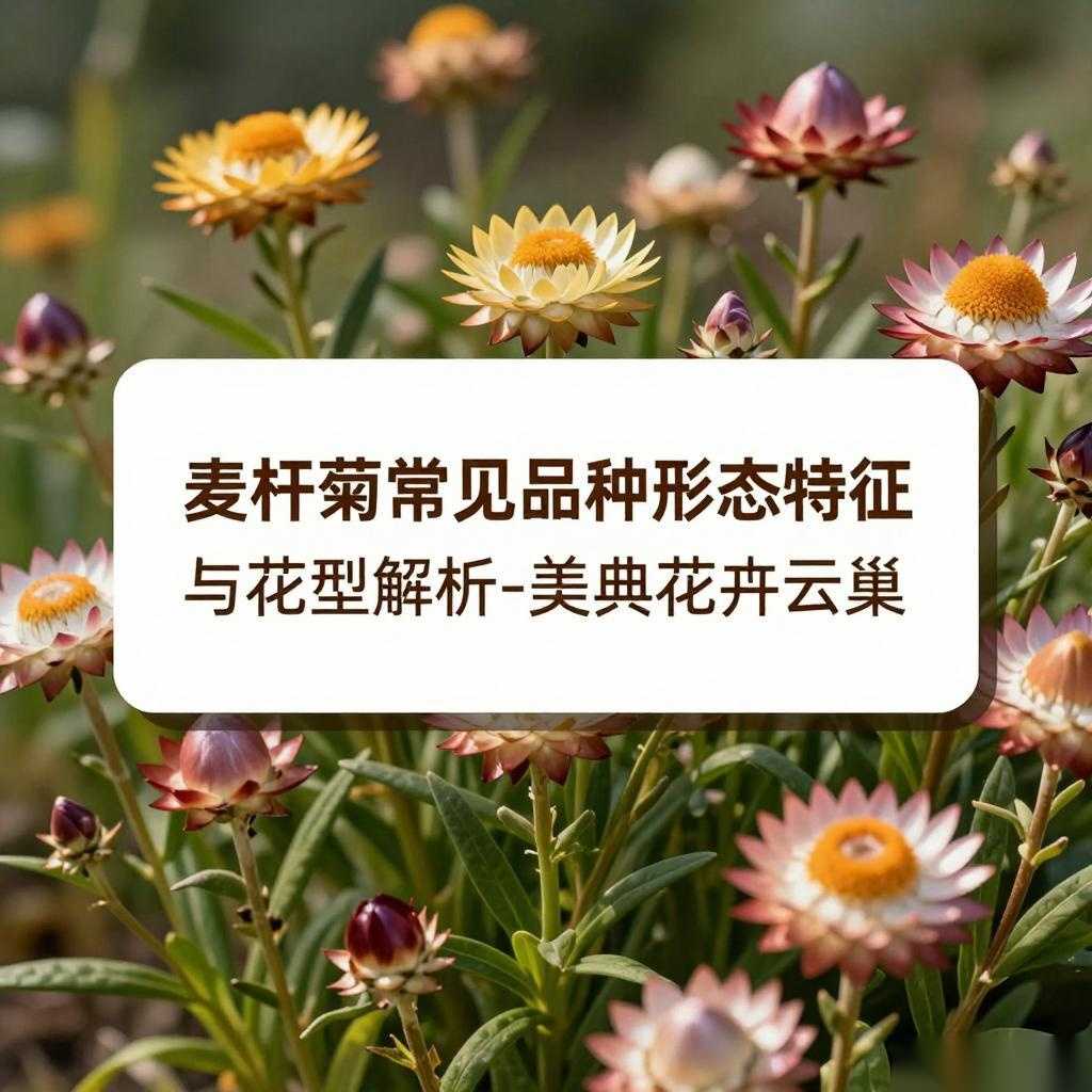 麦秆菊常见品种形态特征与花型解析-美典花卉云巢