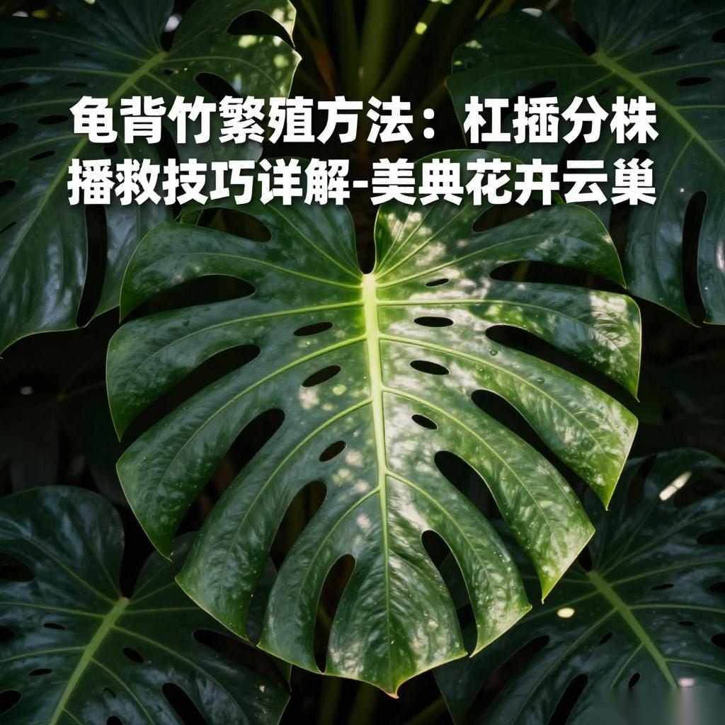 龟背竹繁殖方法：扦插分株播种技巧详解-美典花卉云巢