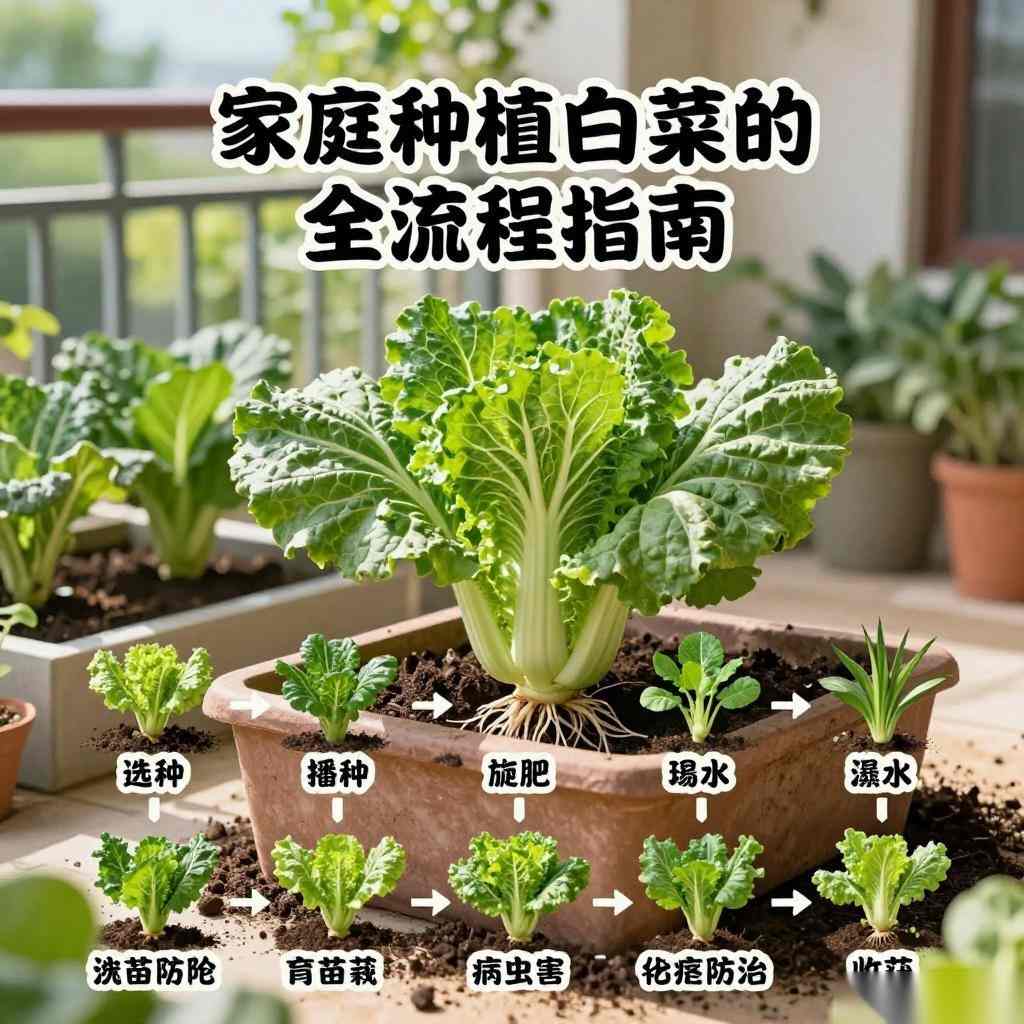 家庭种植白菜的全流程指南-美典花卉云巢