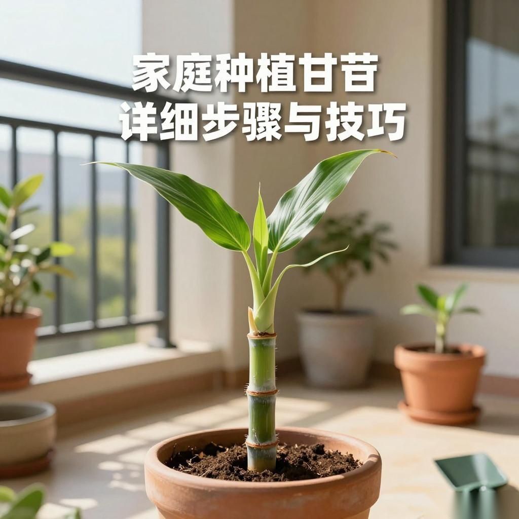 家庭种植甘蔗详细步骤与技巧-美典花卉云巢