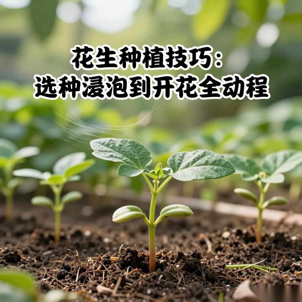 花生种植技巧：选种浸泡到开花全过程-美典花卉云巢