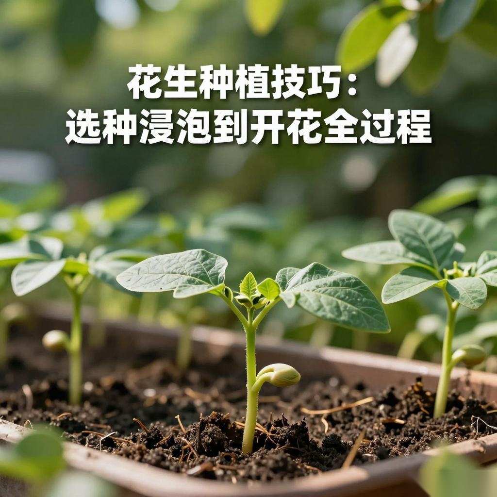 花生种植技巧:选种浸泡到开花全过程-美典花卉云巢